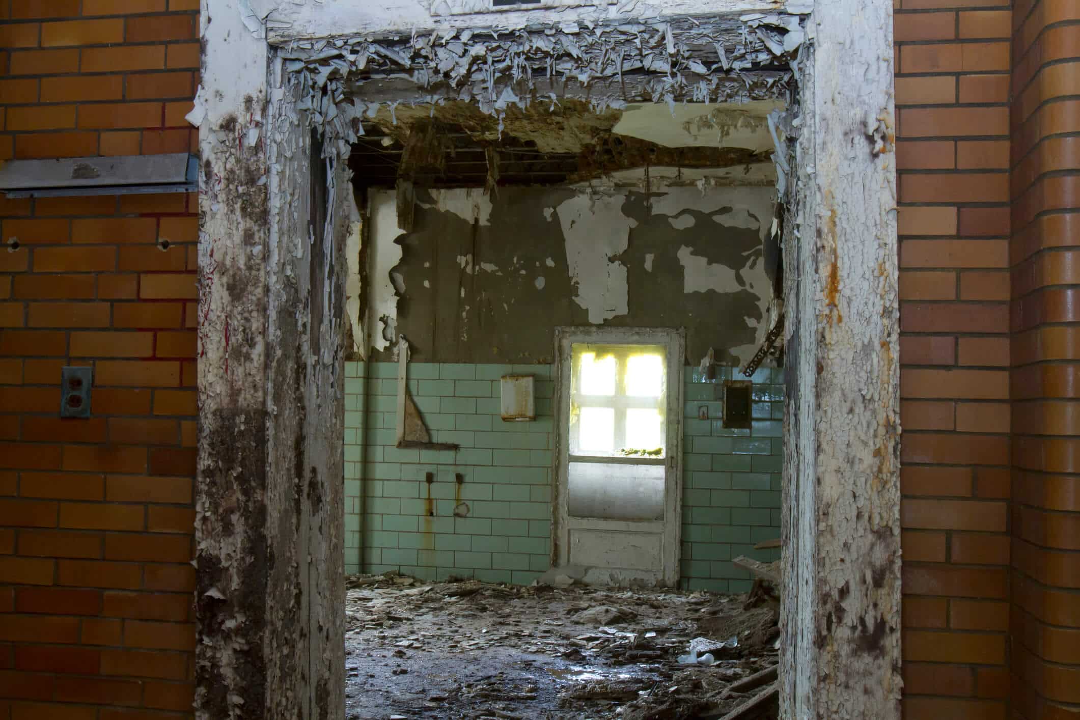 Asbestos Removal - Demolished Building