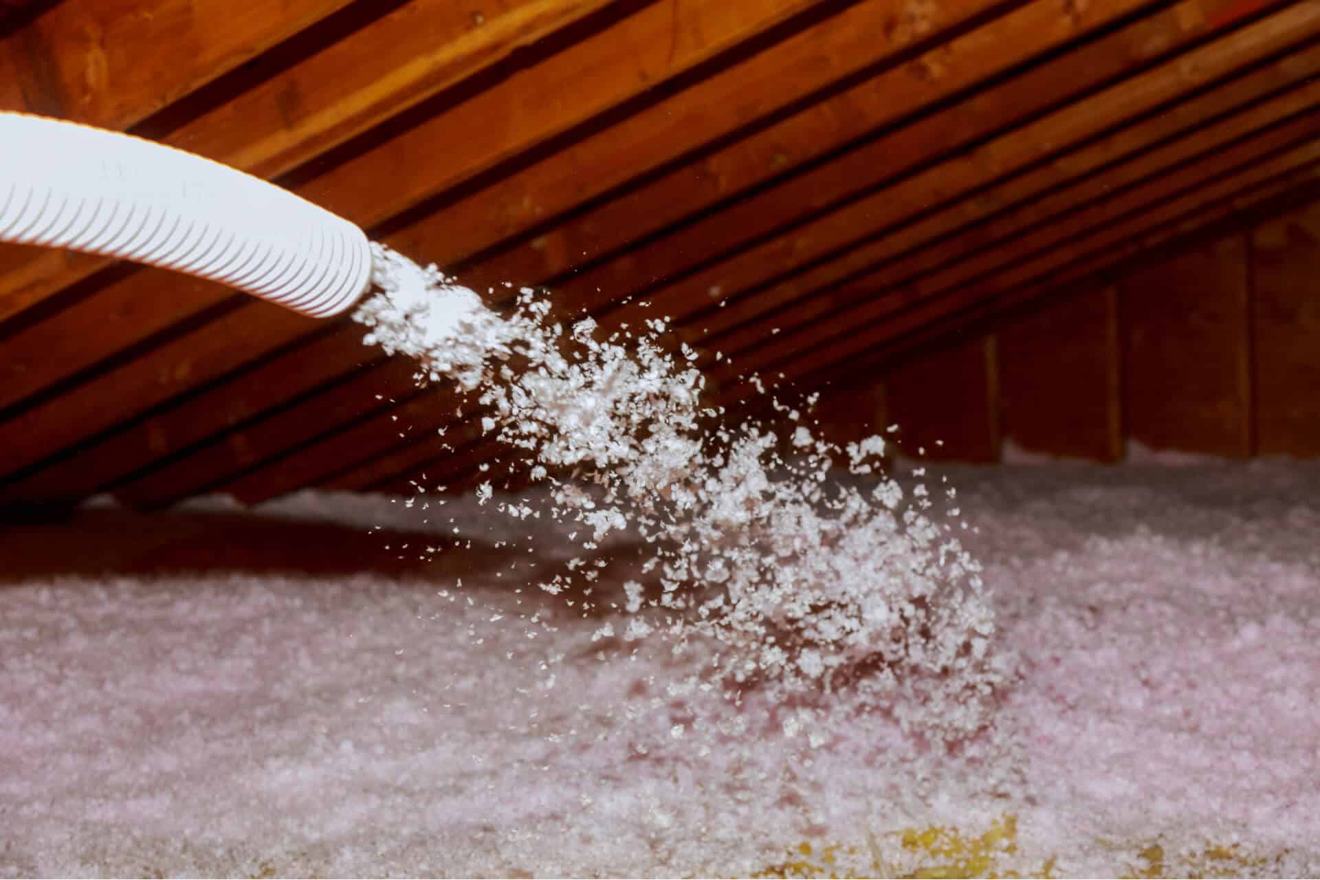 Attic Insulation cleaning