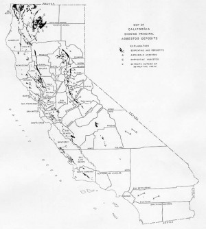 California Map - Asbestos