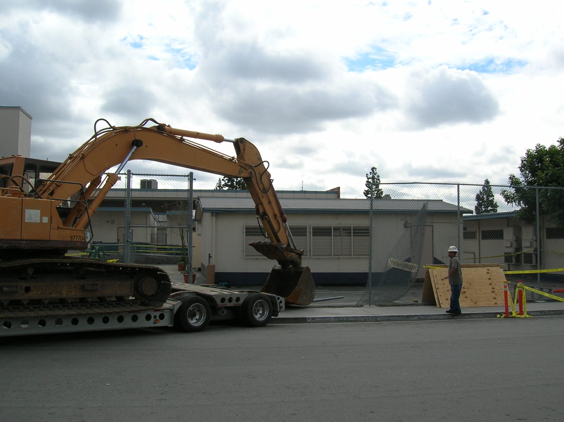 Demolition and site clearing.
