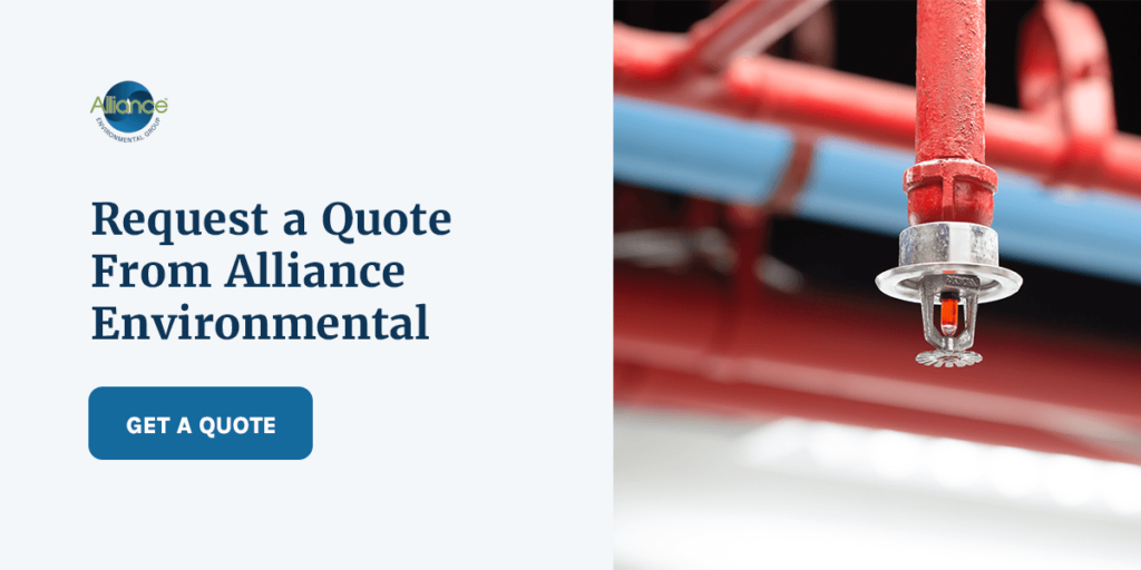 Request a Quote From Alliance Environmental