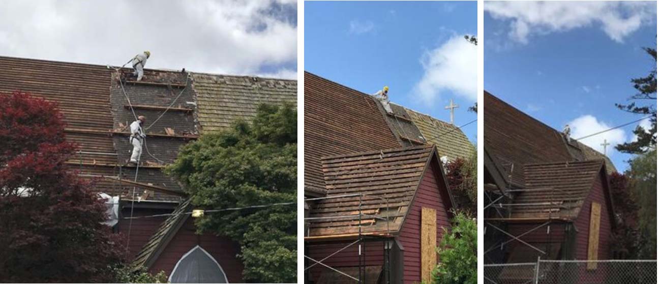 Asbestos Removal - Demolished Building