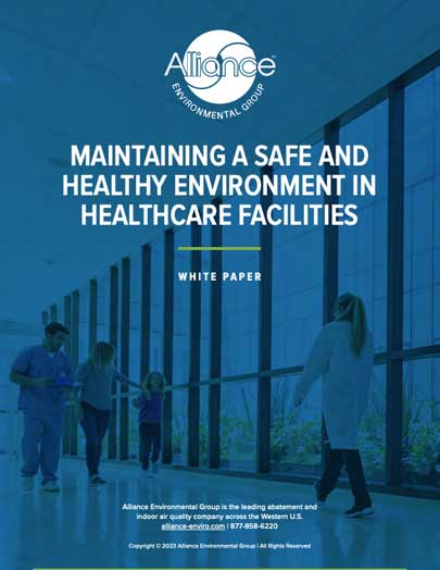 Maintaining a safe and healthy environment in healthcare facilities
